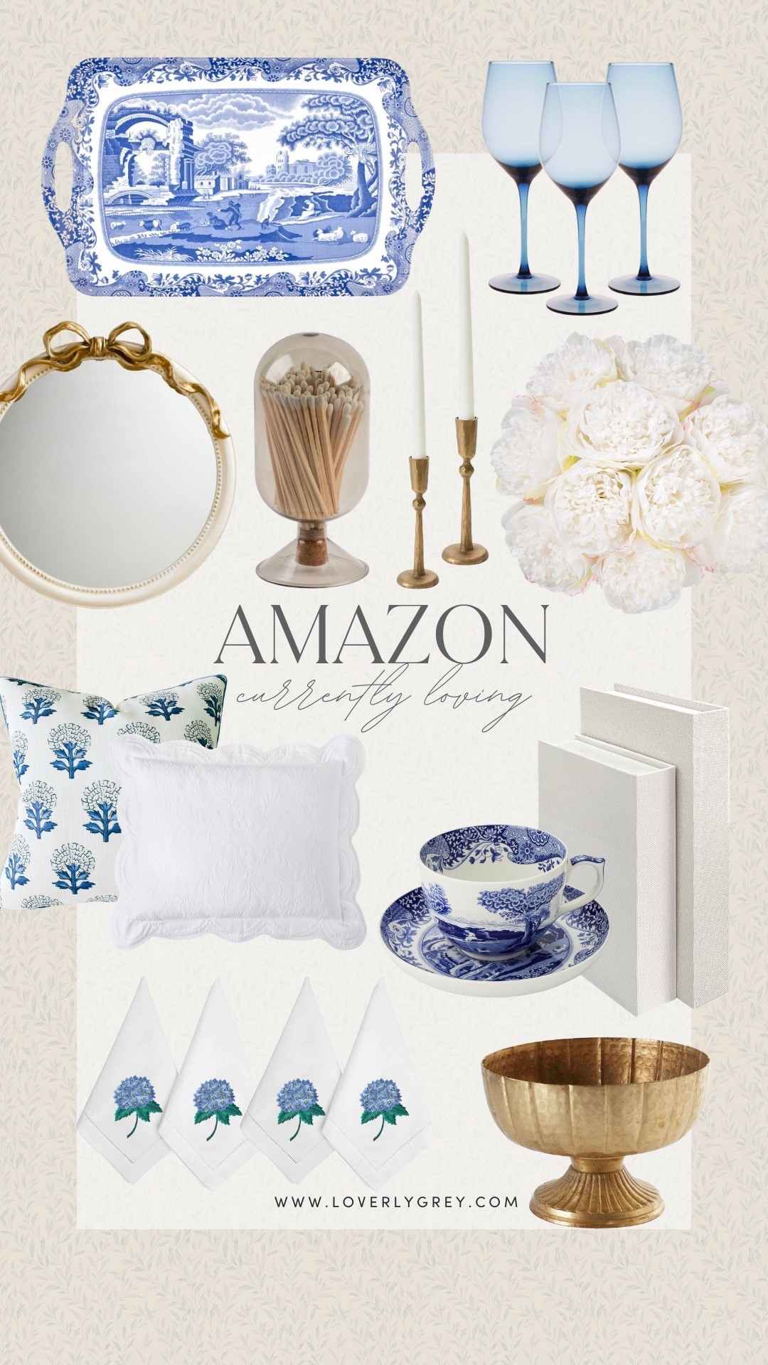 Currently loving from Amazon! Embroidered napkins, delicate tea cups, and plush throw pillows to update your home decor! The faux flowers are perfect for making arrangements around your home as well! 

#LTKSeasonal #LTKHome