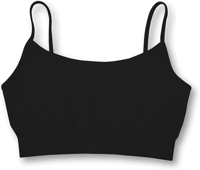 Kurve Girl’s Training Sports Bra – Seamless Bralette Kids Crop Cami Made in USA | Amazon (US)