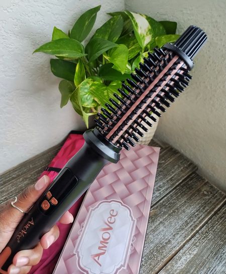 Lately, I've been using this heat curling brush for my natural hair to create blowouts at home. This brush gives me smooth, bouncy and long lasting curls. Plus it has an adjustable temperature setting to help avoid heat damage. 

#LTKbeauty #LTKfindsunder50 #LTKGiftGuide