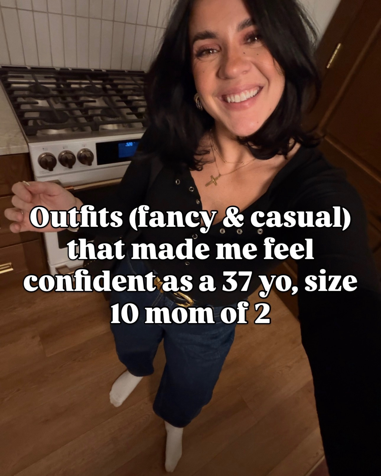 Confident outfit formula as a size 10, I’m a size 10/L 5’5. 

#LTKselfcare #LTKMidsize #LTKmomlife
