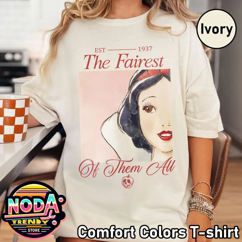 Retro Disney Princess Snow White Shirt, The Fairest Of Them All Tshirt, Disney Snow White, Snow W... | Etsy (US)