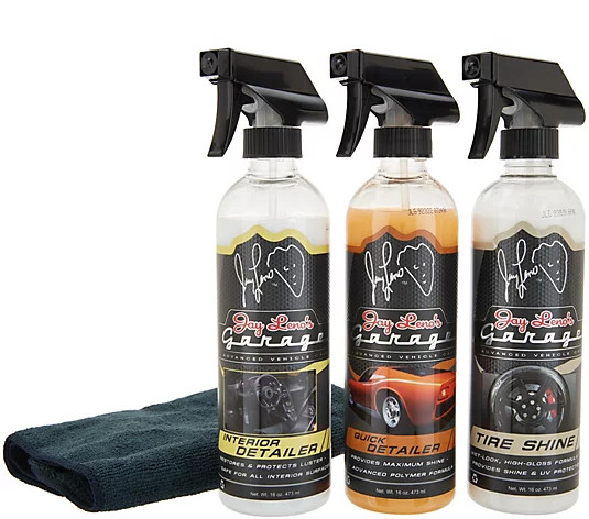 Jay Leno's Garage 3-Piece Car Detailing Kit w/ Accessories | QVC