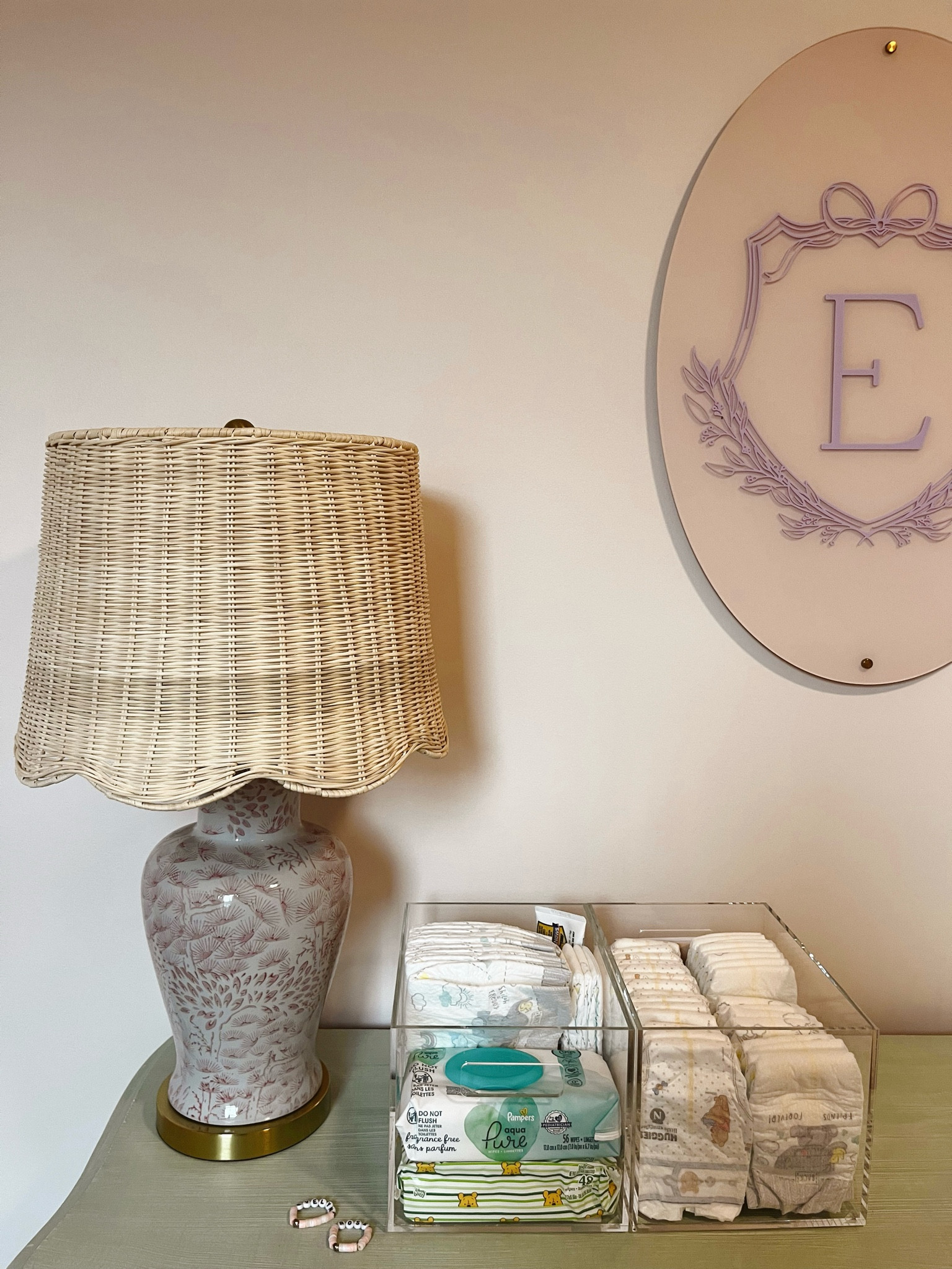 This rattan lamp shade is stunning for our sweet girls room 🩷 

Nursery decor. Baby girl. Rattan shade. Scalloped rattan shade. Scalloped lamp shade. Safavieh. Amazon. Lamps plus. Home decor. Chinoiserie. Lamp. 

#LTKhome #LTKbaby