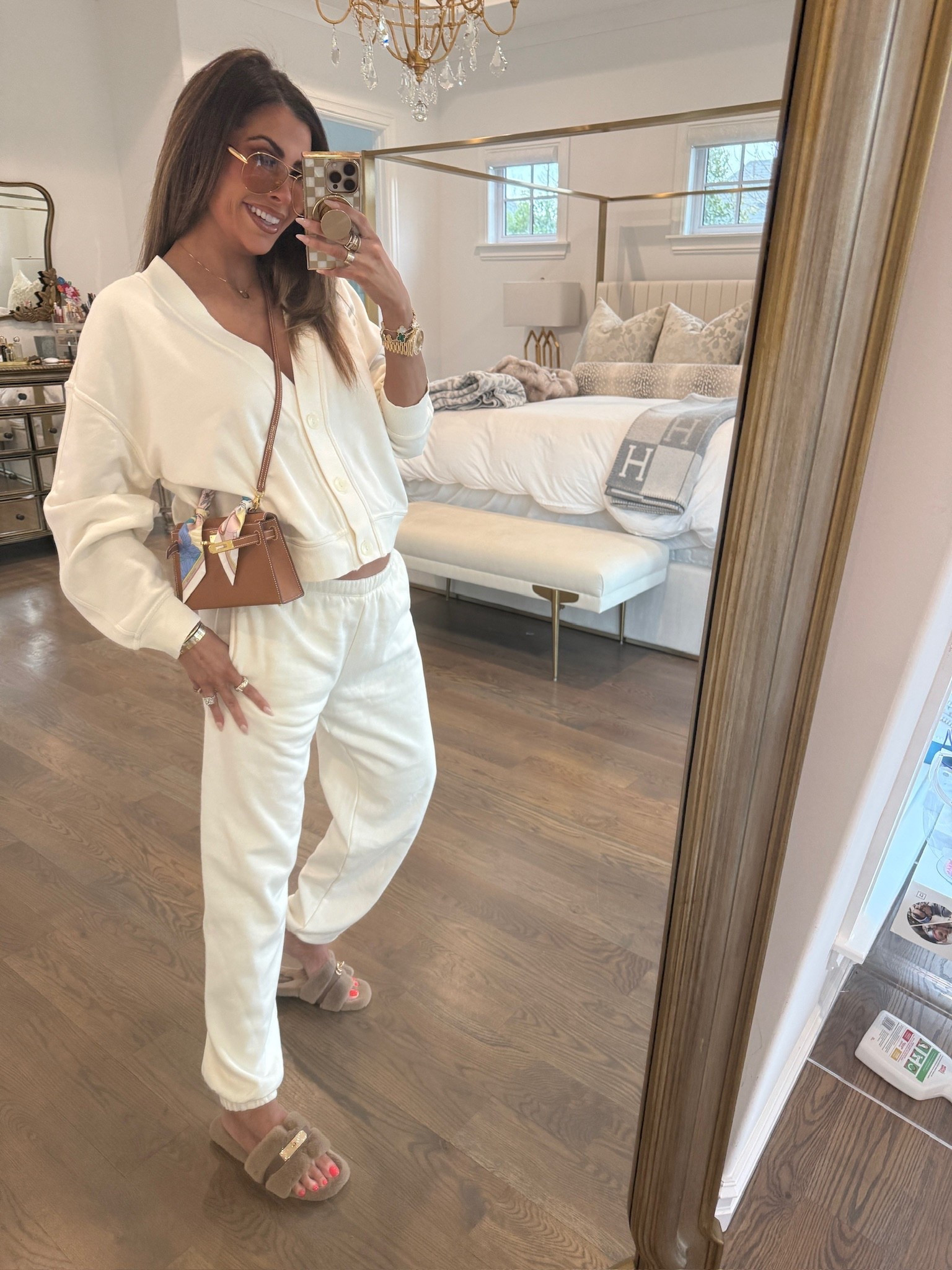 I’m wearing a size medium in the cardigan and medium in the joggers! Wearing my lookalike Hermes sandals! 

Matching set, Target finds, Target outfit, Cream matching set, Cream cardigan, Cream joggers, Hermes lookalike sandals, Mini Kelly, Emily Ann Gemma

#LTKmomlife #LTKootd #LTKValentine