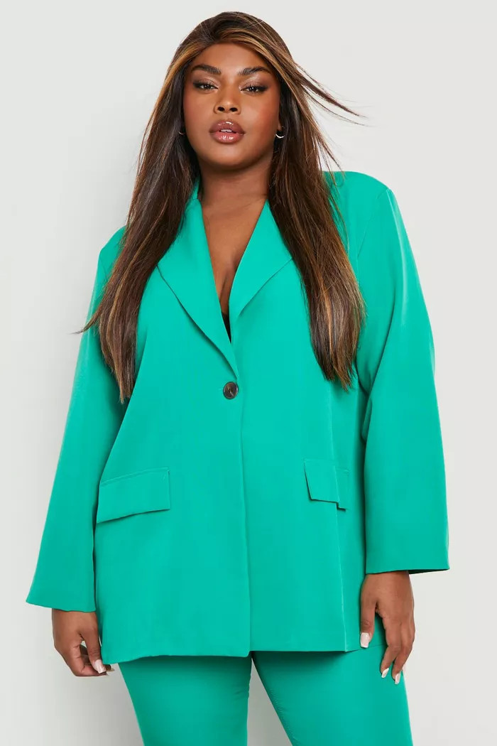 Plus Oversized Tailored Blazer | boohoo (US & Canada)