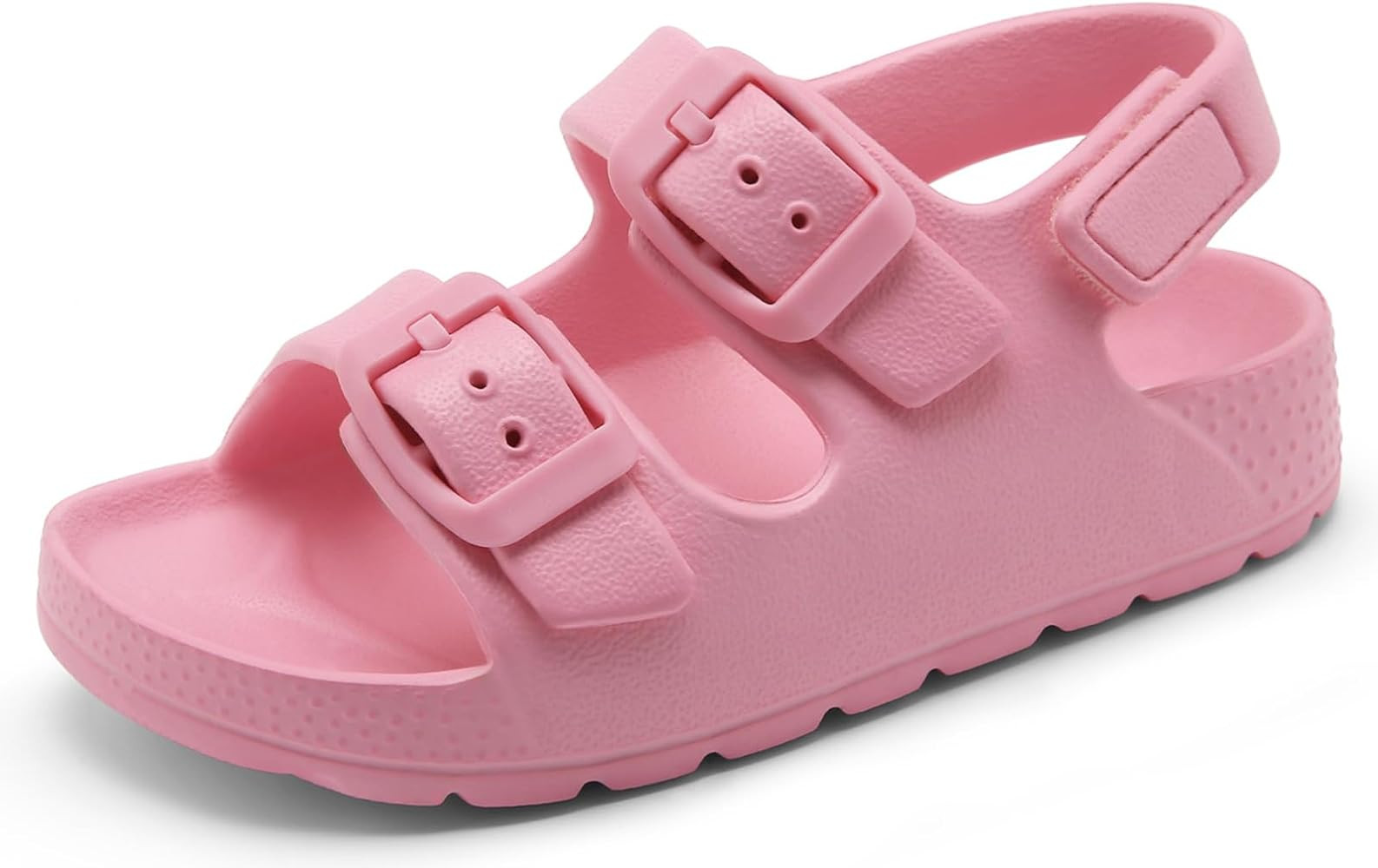 INMINPIN Toddler Boys Girls Buckle Sandals Comfort Open Toe Sandal with Adjustable Back Strap | Amazon (US)
