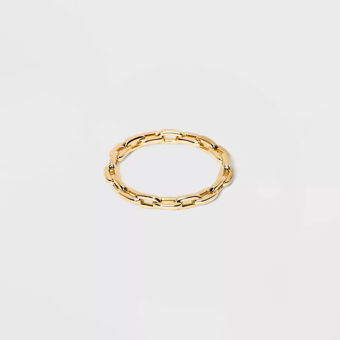 SUGARFIX by BaubleBar Gold Link Chain Ring | Target