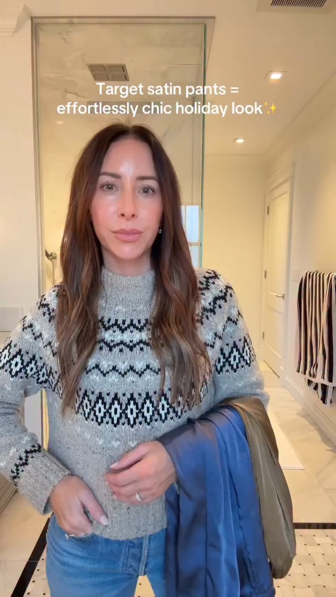 ✨ Holiday Outfit Inspo ✨
Grab these satin pants from Target and you’ll look effortlessly chic for the holidays! 😍

Pair them with your favorite cashmere sweater for a comfy-chic, cozy, and effortless holiday look—perfect for the holiday season or a chic winter outfit! 💖 

Comment “shop” and I will send you the satin pants! 🛍️

Effortless style, winter outfit inspo, holiday outfit, mom style, casual-chic, elevated look #styleover40 #targetfinds #targetfashion #targetstyle #momstyleinspo #effortlessstyle

#LTKOver40 #LTKStyleTip #LTKPetite