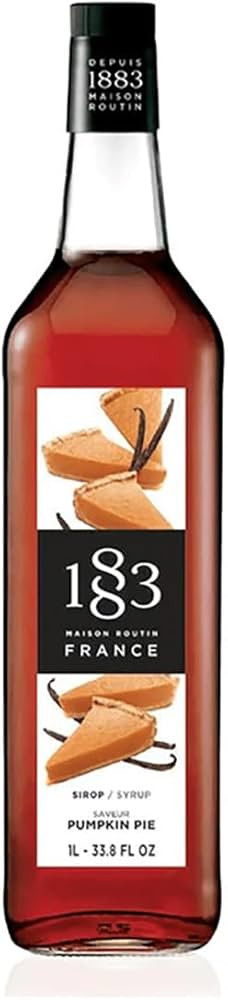 1883 Pumpkin Pie Syrup - Flavored Syrup for Hot & Iced Beverages - Gluten-Free, Vegan, Non-GMO, K... | Amazon (US)