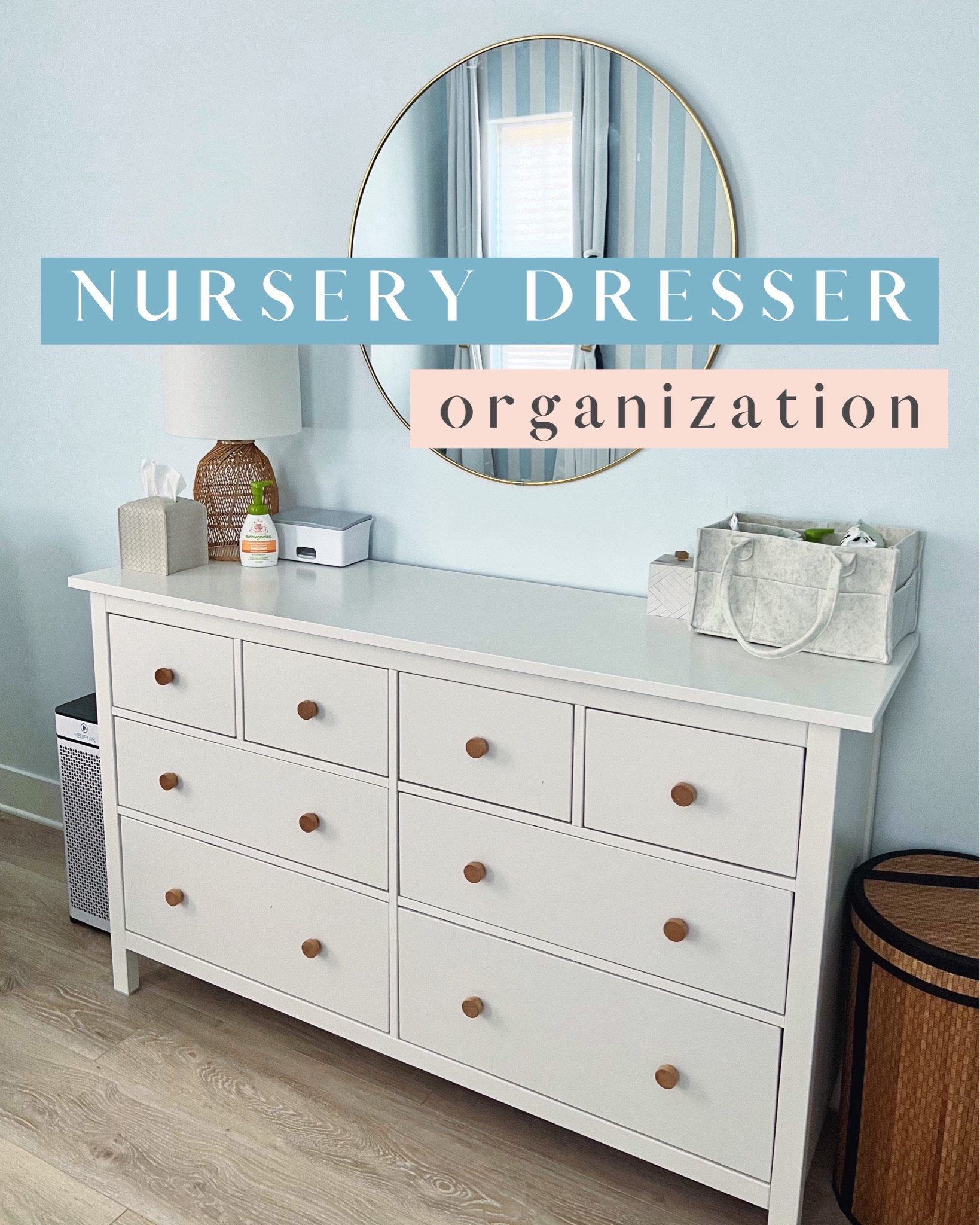 baby nursery organization - nursery dresser organization 

#LTKbump #LTKunder50 #LTKhome
