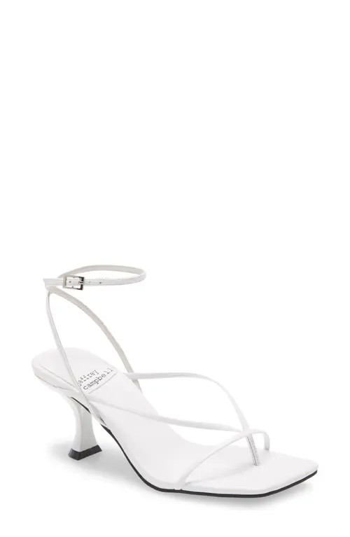 Jeffrey Campbell Fluxx Sandal in White Leather at Nordstrom, Size 11 | Nordstrom