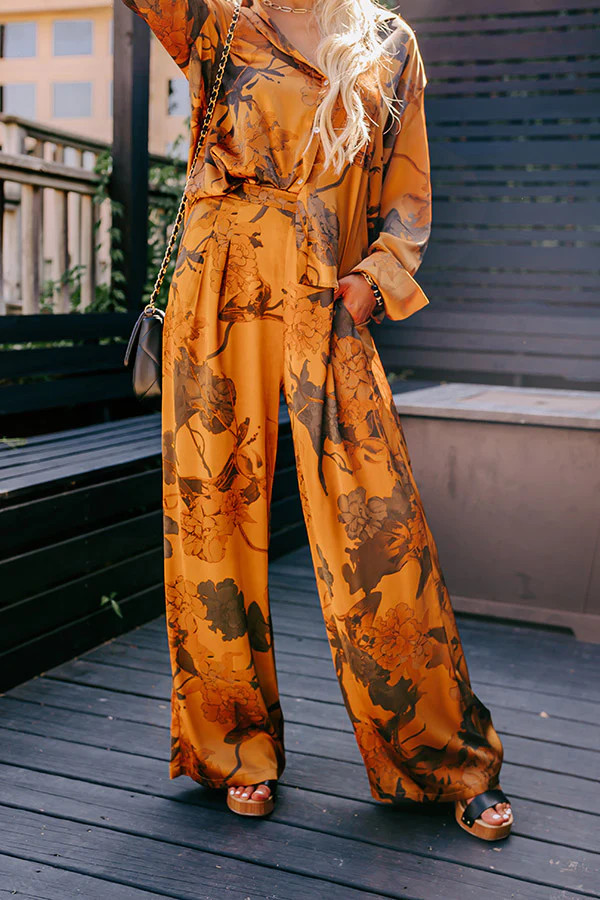 Look My Way High Waist Satin Pants | Impressions Online Boutique