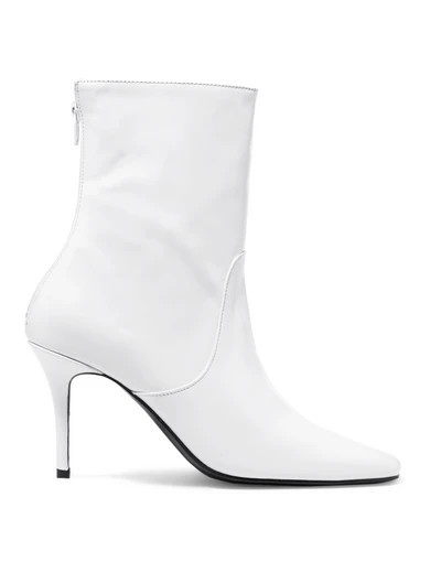 DORATEYMUR - Town And Country Leather Ankle Boots - White | NET-A-PORTER (US)