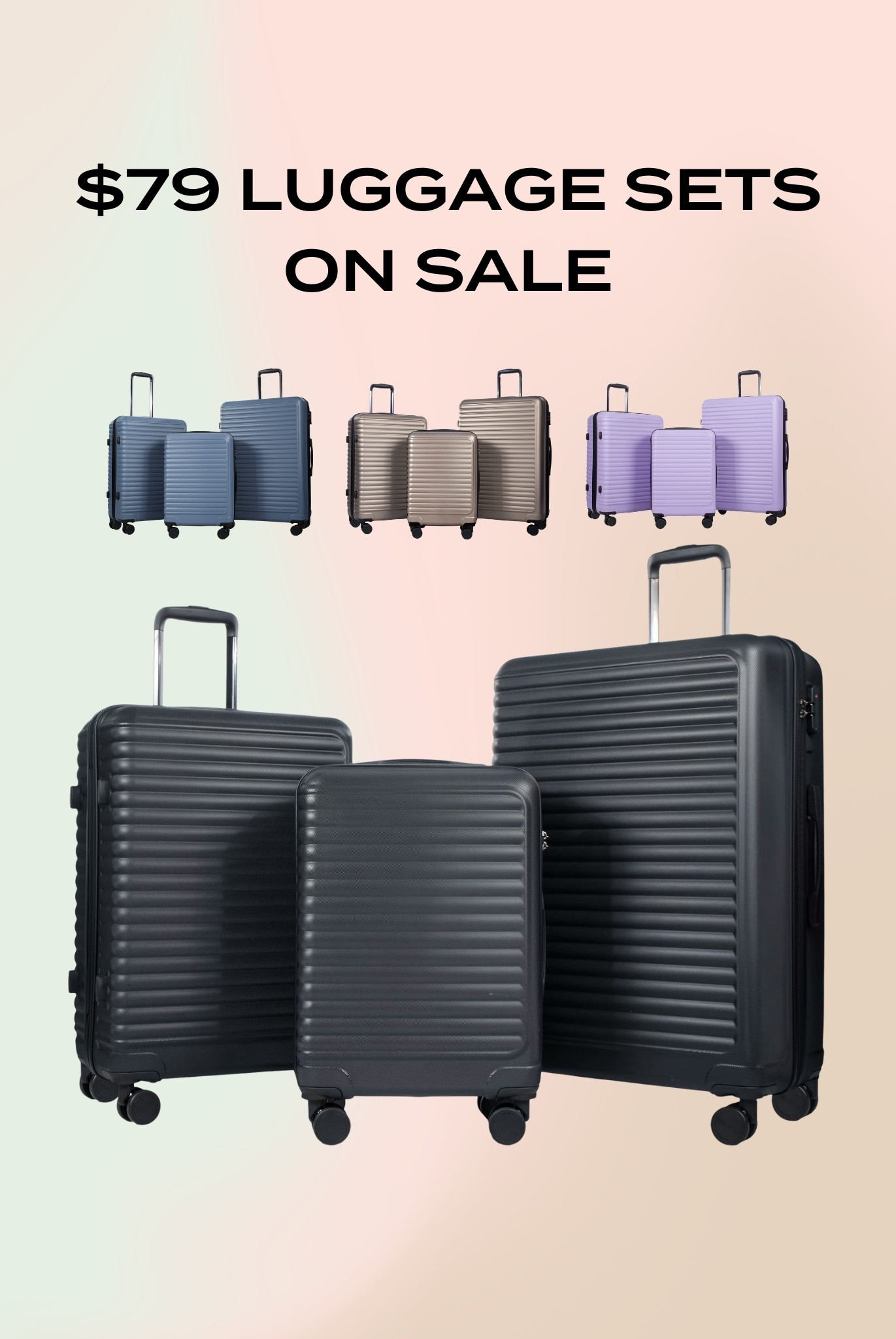 The $79 luggage sets are back! And comes in so many colors!

#LTKTravel #LTKSeasonal #LTKSaleAlert