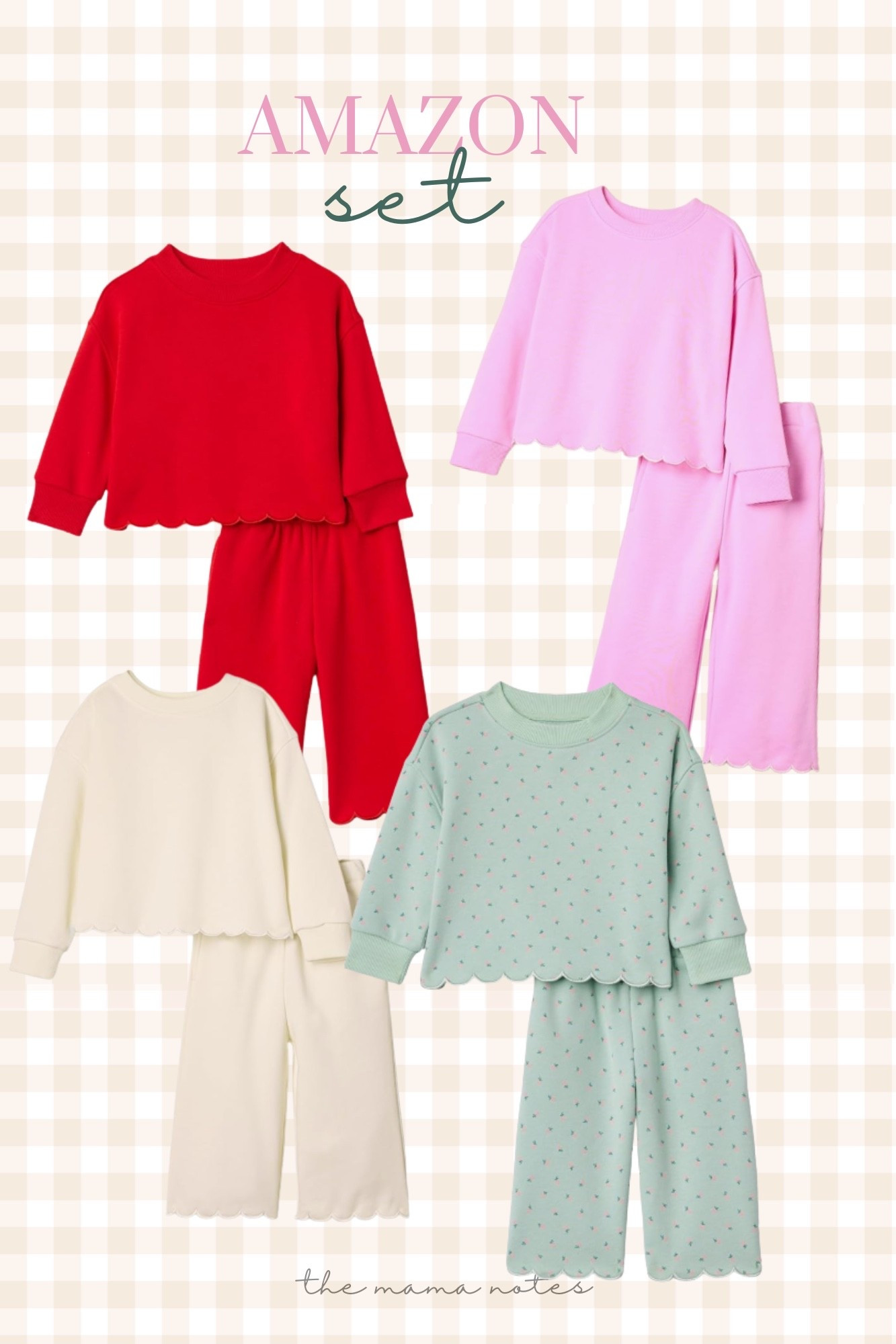 Our favorite Amazon set for little girls up to 4T !