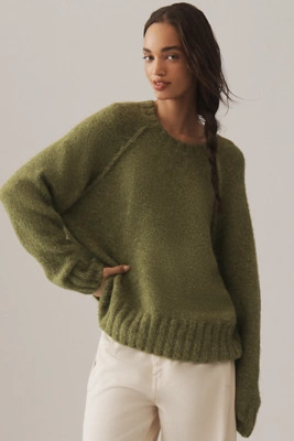 The Cline Chunky Crew-Neck Sweater | Anthropologie (US)