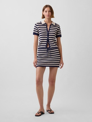 100% Cotton Crochet Easy Mini Skort | Gap (CA)