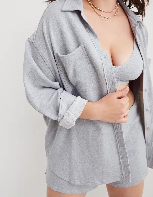 Aerie LumberJane Fleece Shirt | Aerie