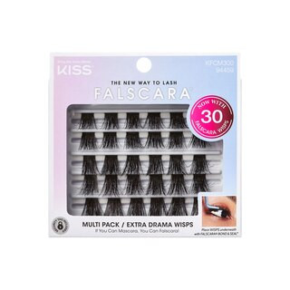 KISS Falscara Eyelashes, Wisp Multipack, Extra Drama | CVS Health