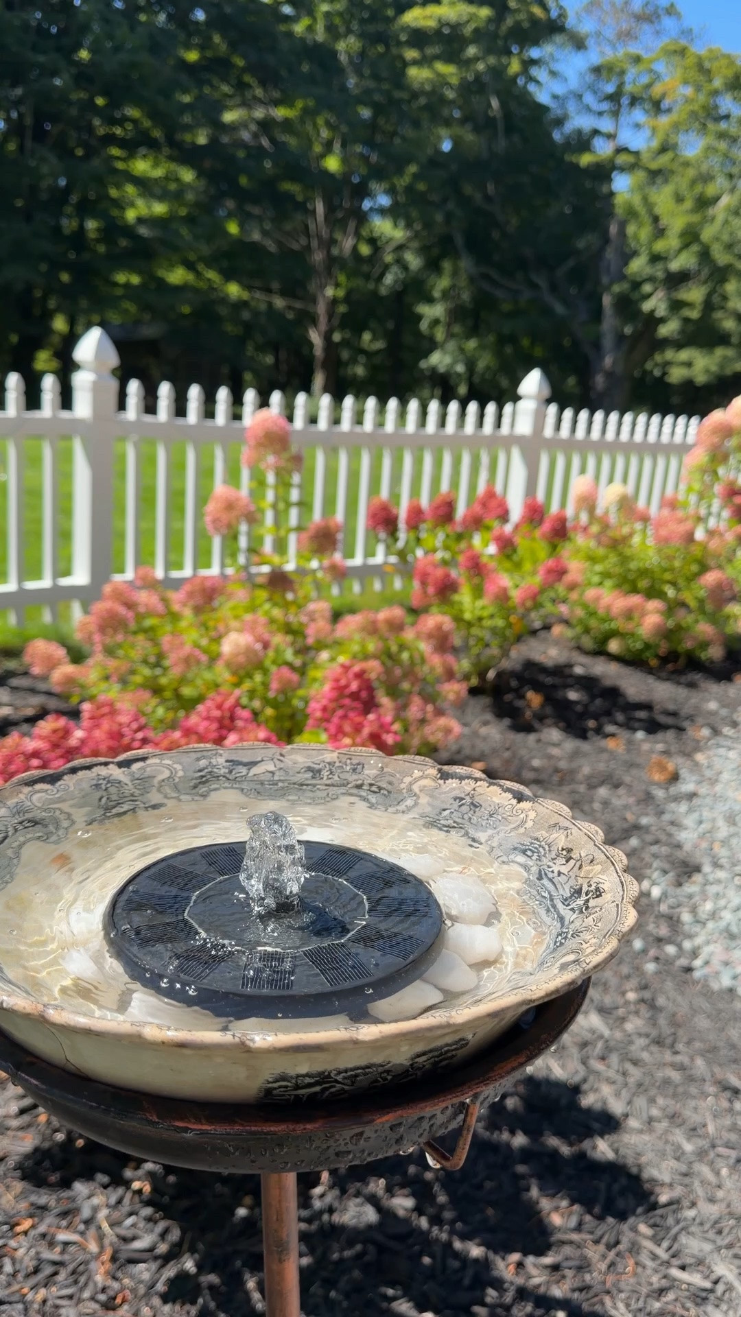 Vintage diy ironstone birth bath solar fountain

#LTKHome