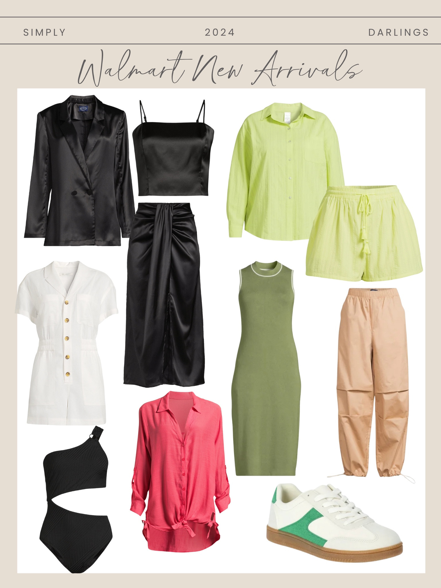 These new arrivals from Walmart for women are so good for summer!! @walmart #walmartpartner #walmartfashion