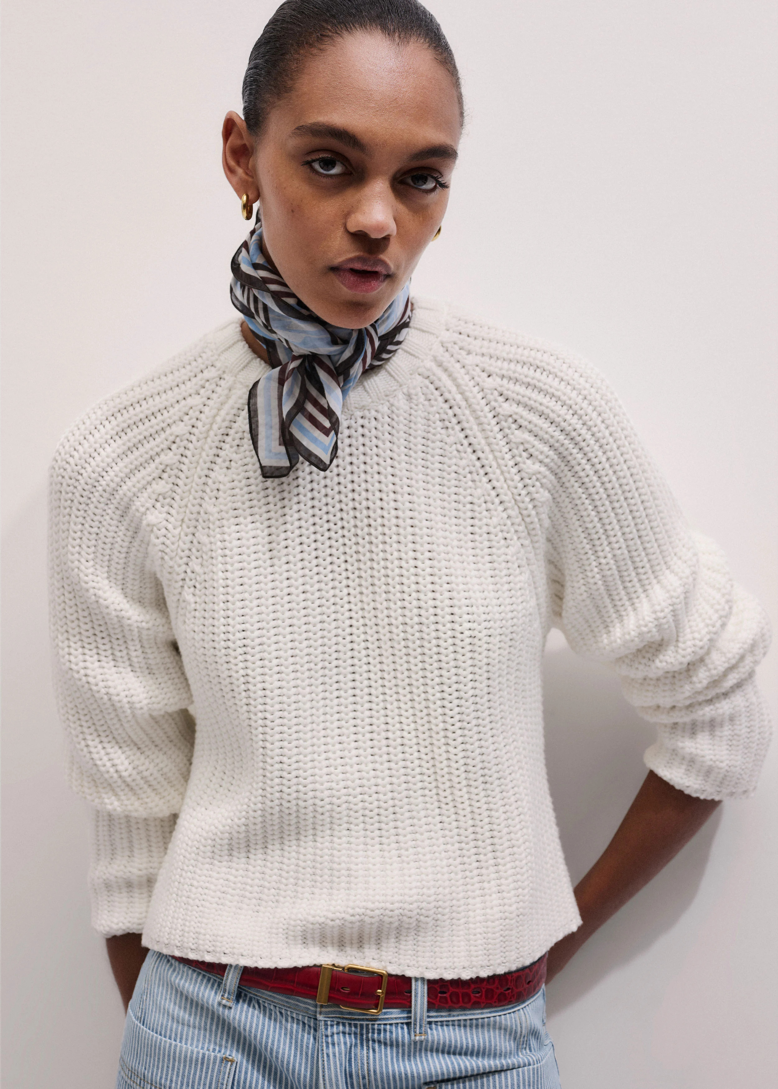 Weekend Jumper Chunky Cotton Knit | ME+EM Global (Excluding US)