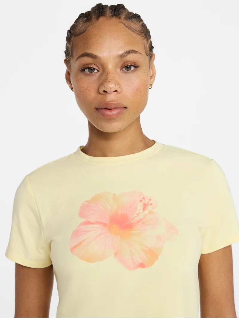 No Boundaries Sleepwear Graphic Baby Tee, Women's XS-XXL | Walmart (US)