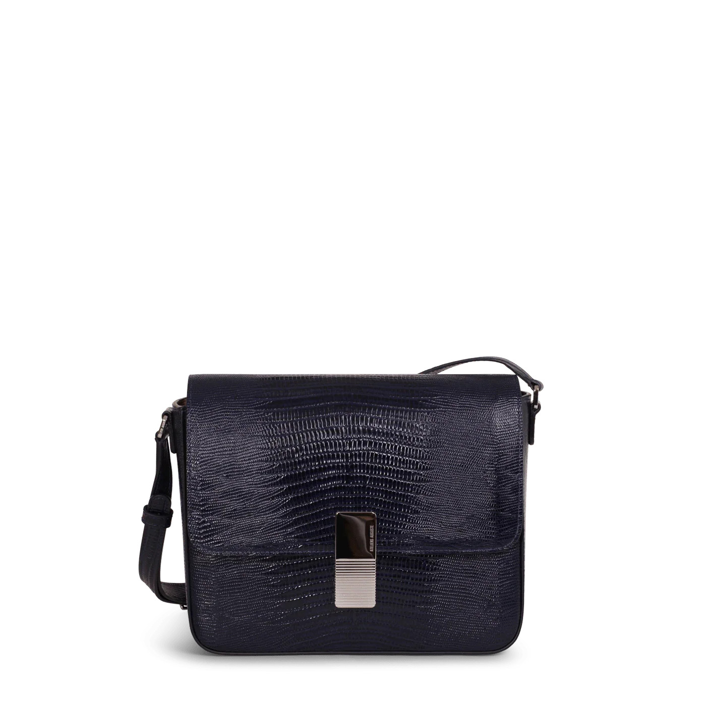 Monceau Silver Edition - Night Blue Lizard Leather | ATELIERS AUGUSTE