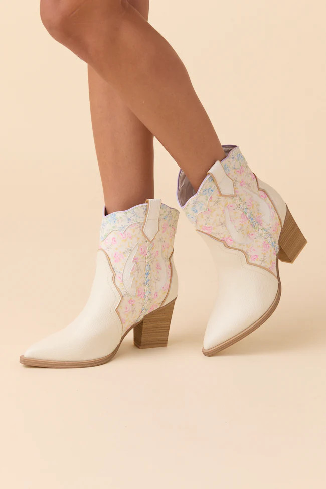 Whitley Floral Western Boot SALE | Pink Lily