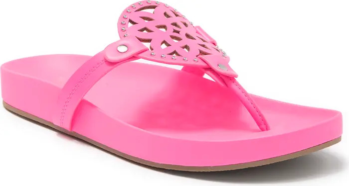DV Dolce Vita Laser-Cut Flip-Flop Footbed Sandal | Nordstrom Rack