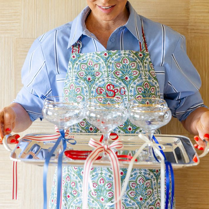 Mark & Graham x Pencil & Paper Co. Block Print Apron | Mark and Graham