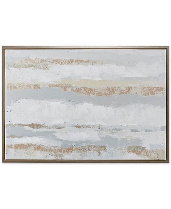 Madison Park Strato Hand Embellishment Framed Canvas Print with Gold-Tone Foil | Macys (US)