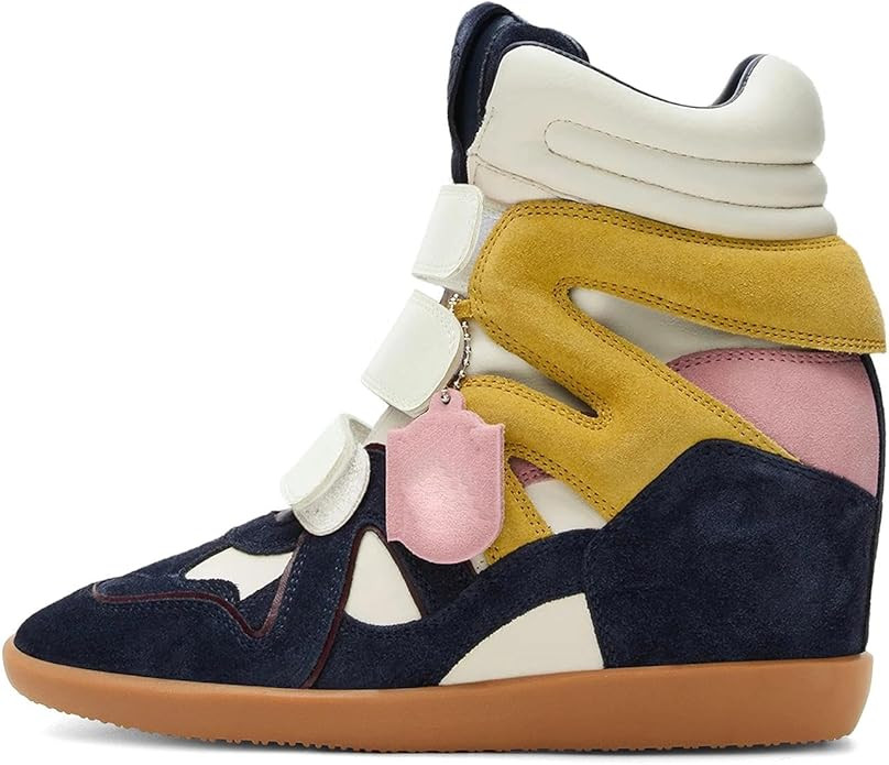 Dsevht Hidden Wedge Sneakers for Women High Top Fashion Sneaker Suede High Heel Platform Tennis T... | Amazon (US)