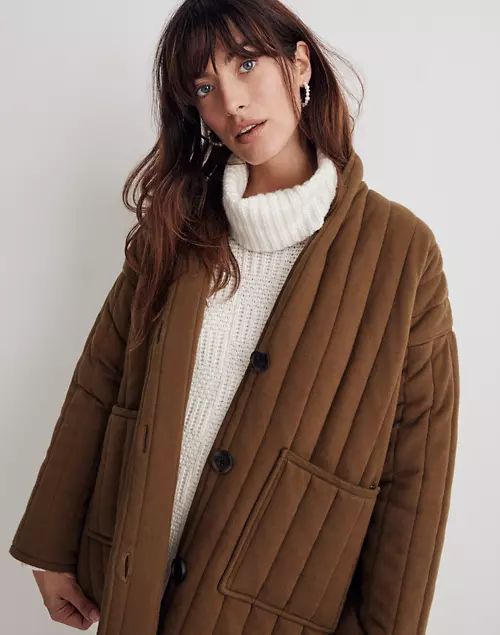 Quilted Sweater Coat | Madewell