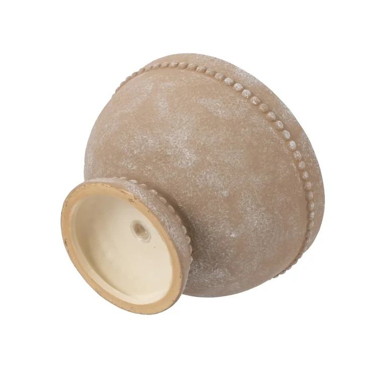 My Texas House 8" Dot Bowl Brown Ceramic Plant Pot 8.1" Diameter | Walmart (US)