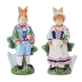 Fitz and Floyd Jardin Rabbit Salt and Pepper Shaker Set - N/A - Bed Bath & Beyond - 42435231 | Bed Bath & Beyond