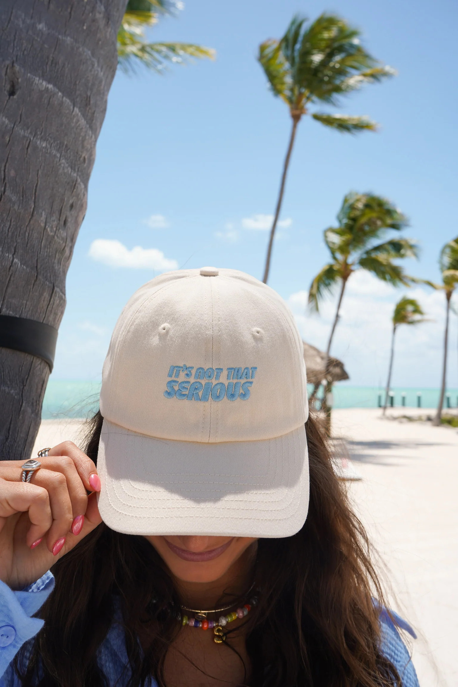 It's Not That Serious - Cream Dad Cap | KenzKustomz