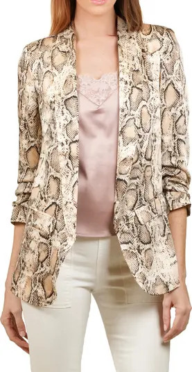 Nina Snake Print Blazer | Nordstrom