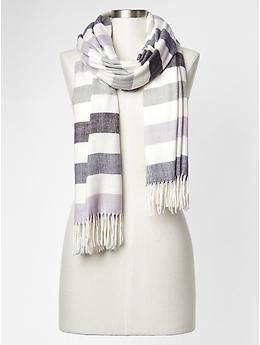 Cozy bold stripe scarf | Gap US