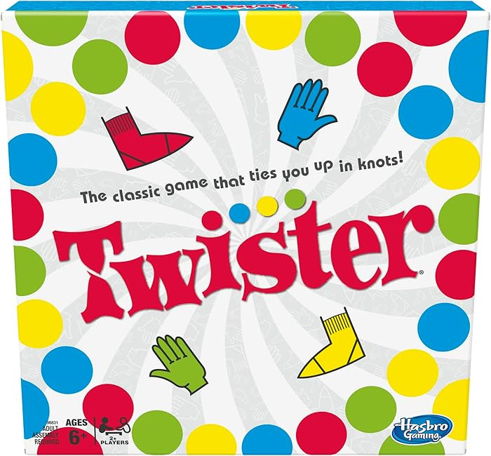 Hasbro Twister Party Classic Board Game for 2 or More Players,Indoor and Outdoor Game for Kids 6 ... | Amazon (US)