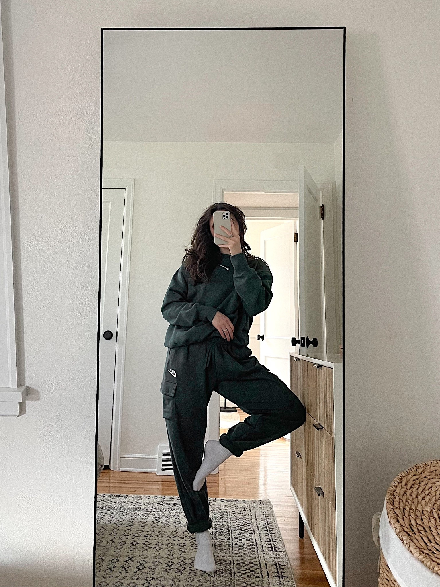 Size xs top, sm bottom 

#LTKActive #LTKFindsUnder100 #LTKStyleTip