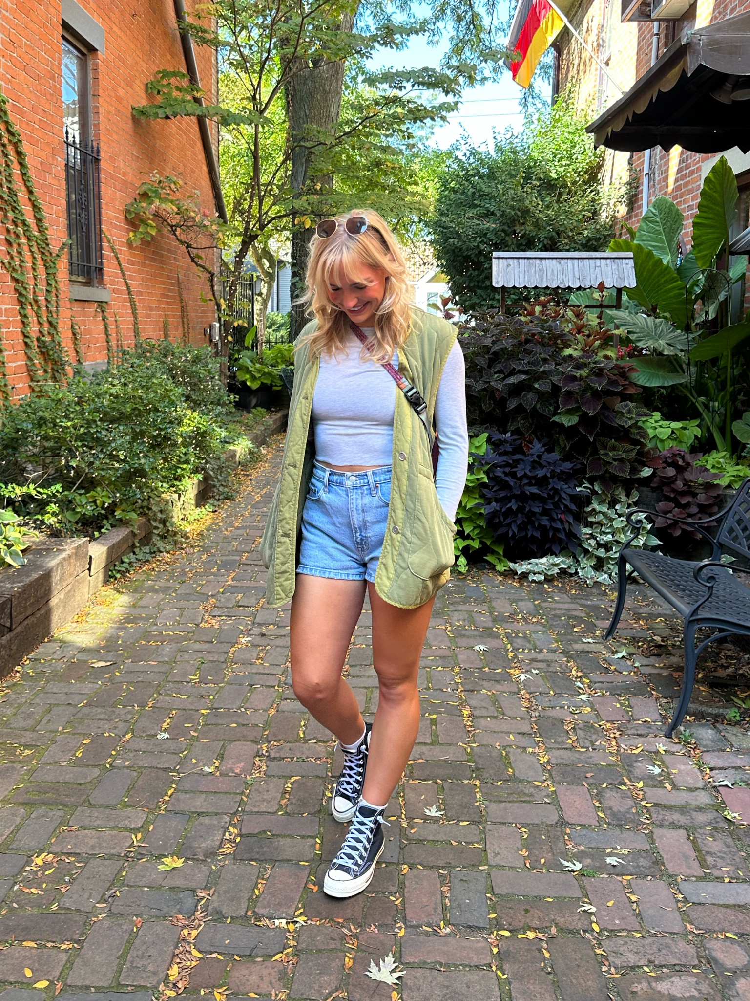 Top- small
Shorts- 27
Quilted vest isn’t the exact one because it’s out of stock but i linked a similar one!

#LTKSale