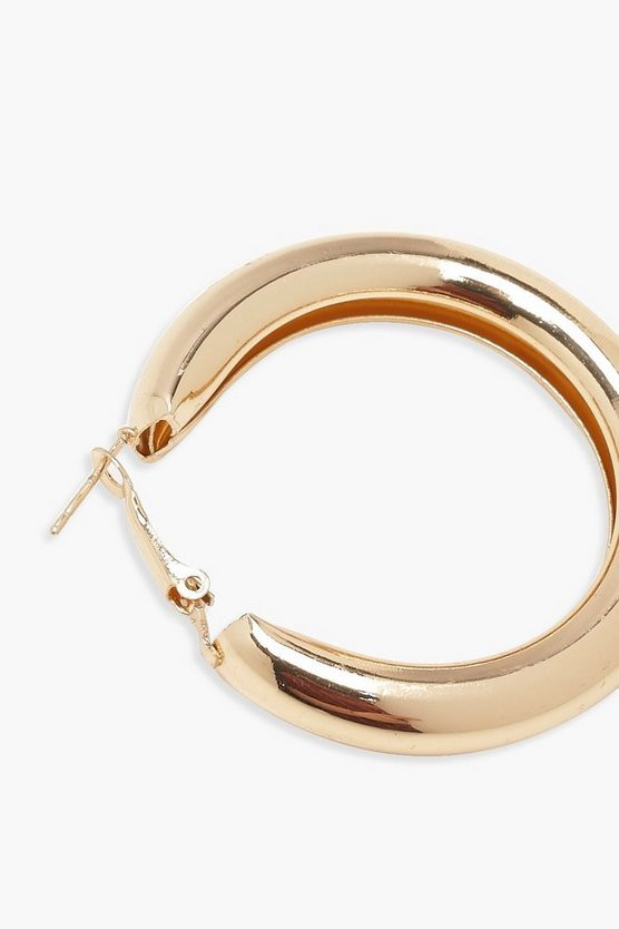 Kreolen mit breitem Steg | Boohoo.com (DE)