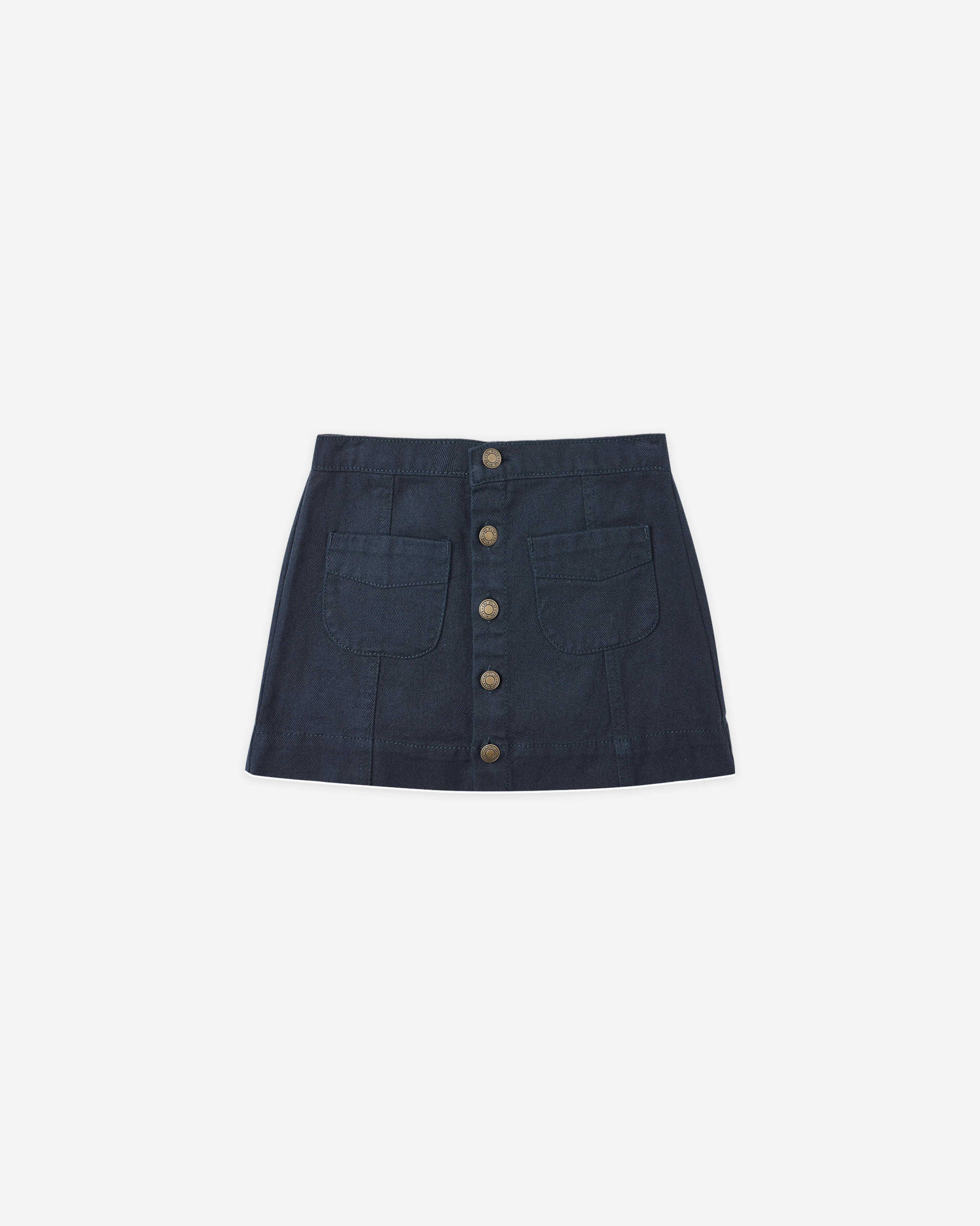 Denver Mini Skirt || Indigo Denim | Rylee + Cru