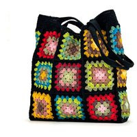 Granny Square Bag, High Quality, Soft To The Touch Tote Bag , Crochet Purse, Retro Hippie Boho Bag | Etsy (UK)