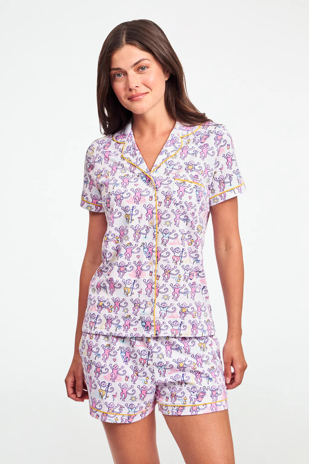 Palm Beach Monkey Polo Pajamas | Roller Rabbit