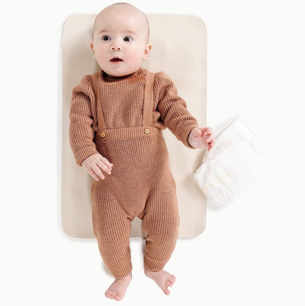 Gathre Premium Baby Changing Mat (14 x 22 inches) Foldable, Wipeable & Water Resistant Leather Be... | Amazon (US)