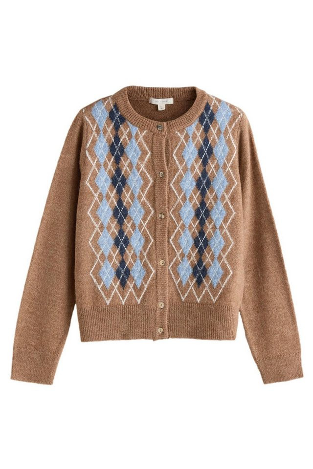 LAURA ASHLEY Strickjacke Laura Ashley Strickjacke mit Argyle-Muster (1-tlg) | OTTO (DE)