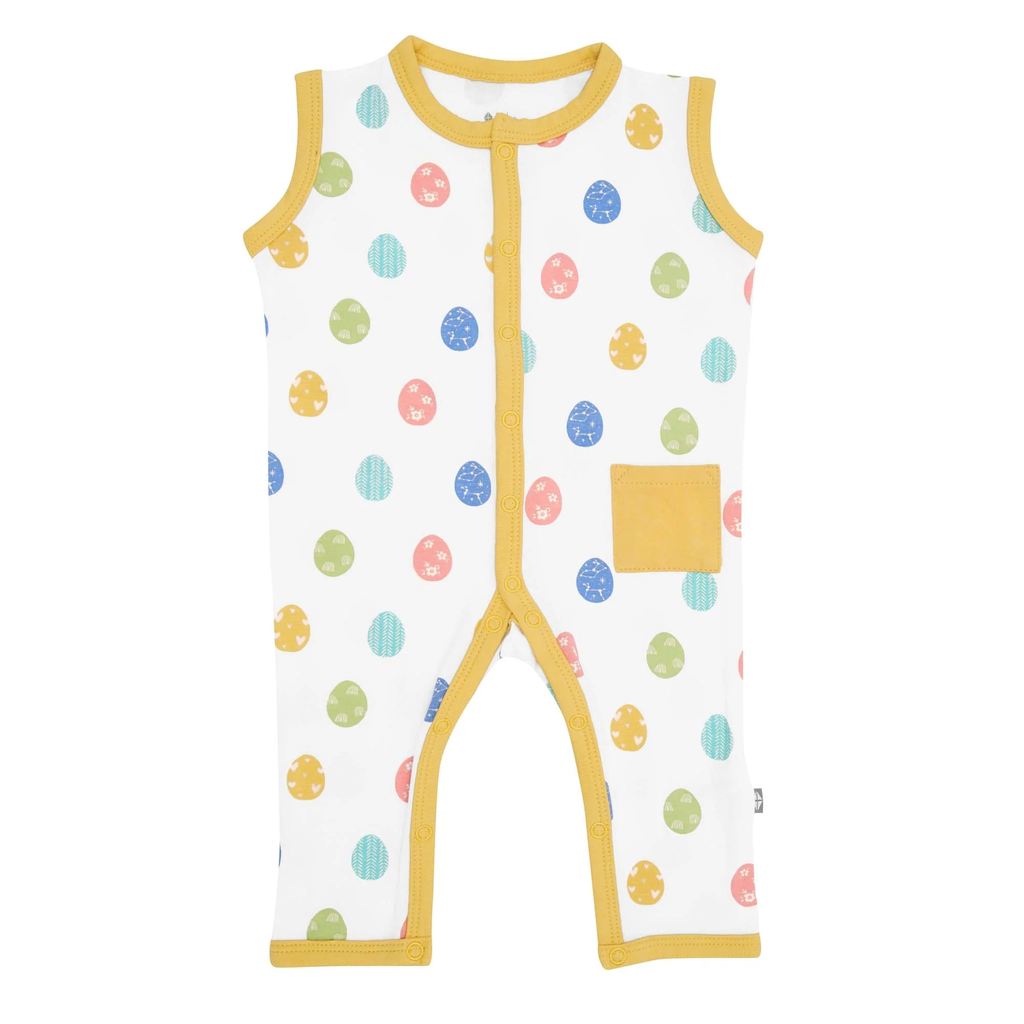 Sleeveless Romper in Spring Egg | Kyte BABY