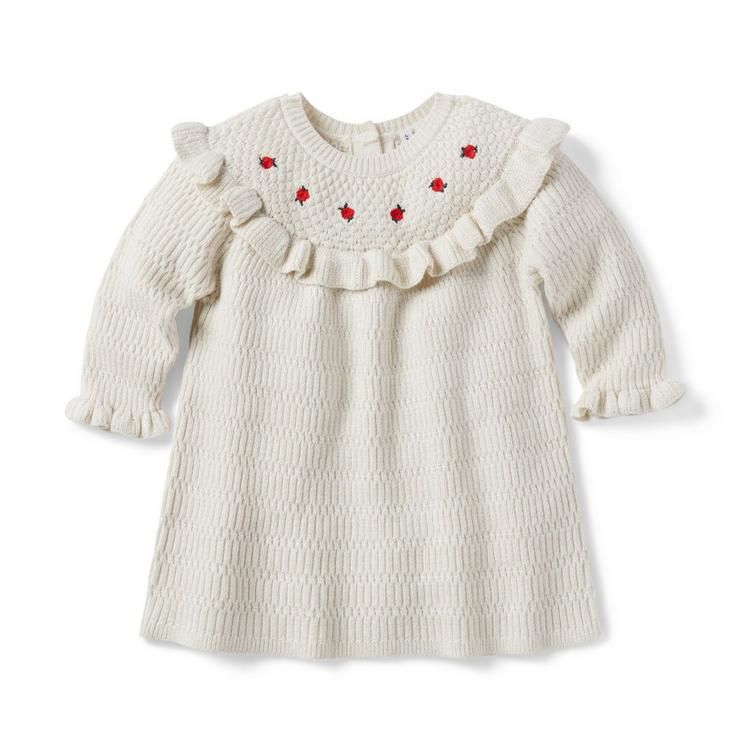 Baby Rose Ruffle Sweater Dress | Janie and Jack